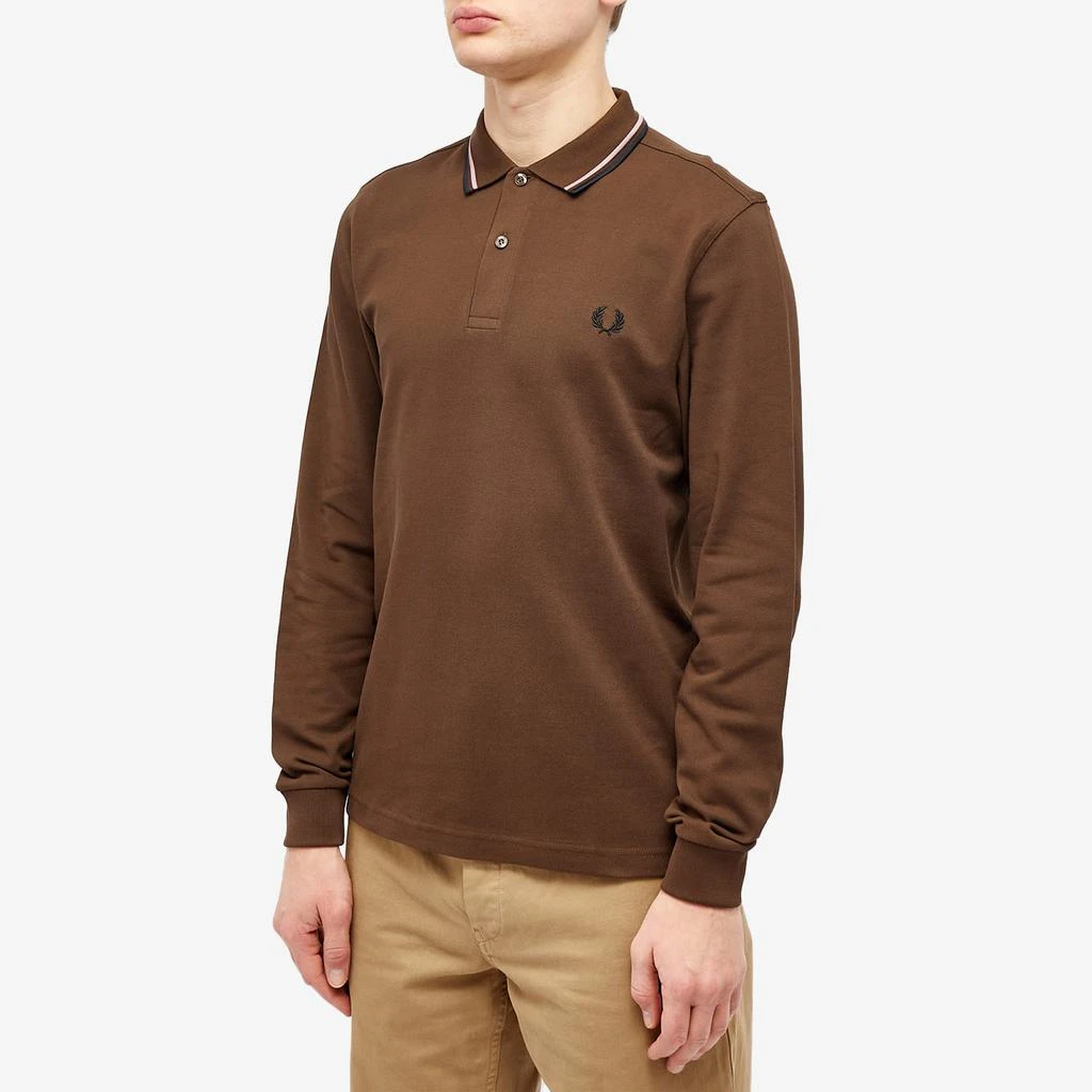 商品Fred Perry|Fred Perry Long Sleeve Twin Tipped Polo,价格¥858,第2张图片详细描述