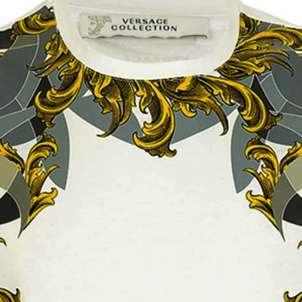 VERSACE COLLECTION 男士白色T恤 V800648-VJ00188-V7001 商品
