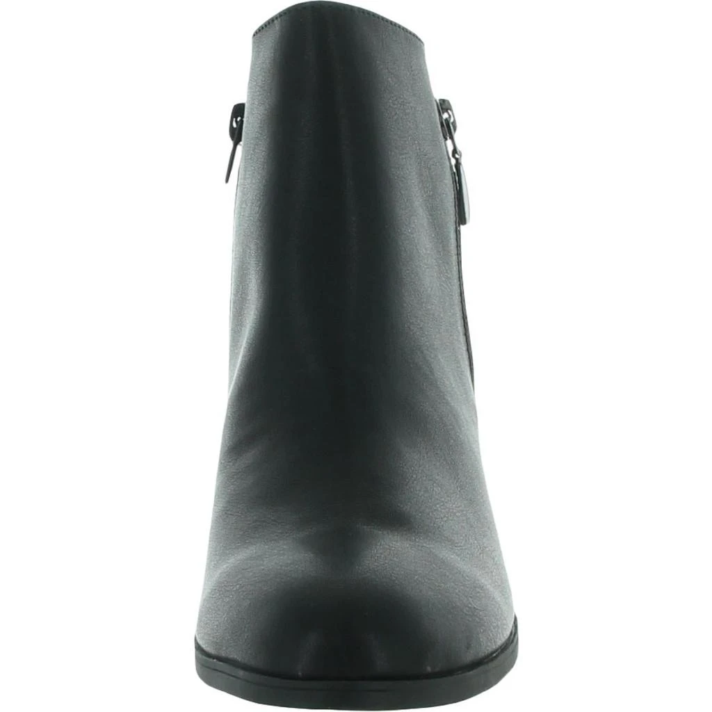 商品Style & Co|Style & Co. Womens Wynonaa Faux Leather Heel Booties,价格¥92,第4张图片详细描述