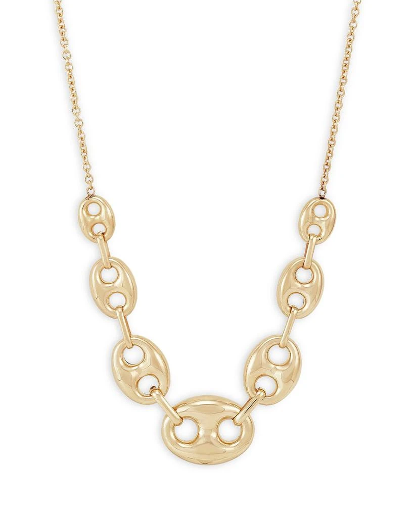 商品Bloomingdale's|Mariner Link Statement Necklace in 14K Yellow Gold, 18" - Exclusive,价格¥20560,第1张图片详细描述