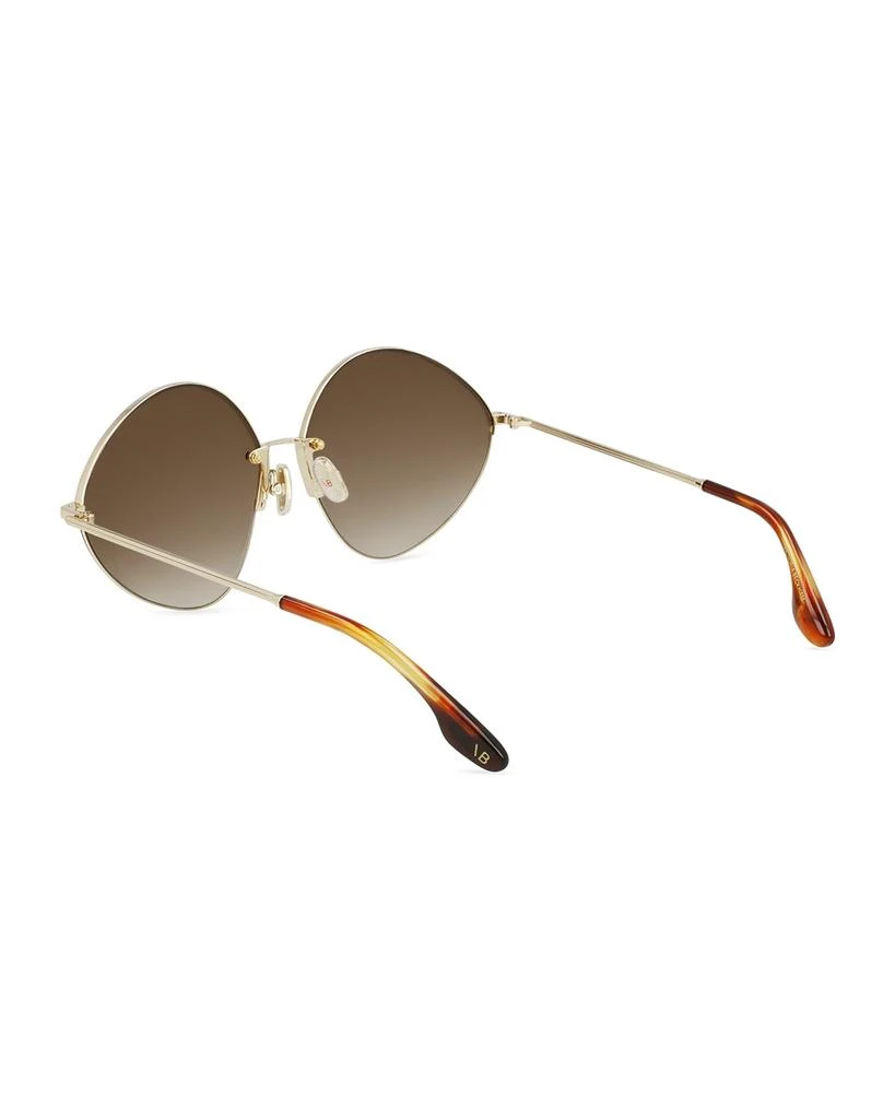 商品Victoria Beckham|V-Star Geometric Oval Metal Sunglasses,价格¥3509,第4张图片详细描述