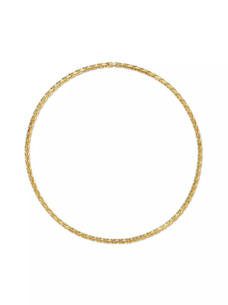商品David Yurman|Fluted Chain Necklace In 18K Gold, 5mm,价格¥74063,第2张图片详细描述