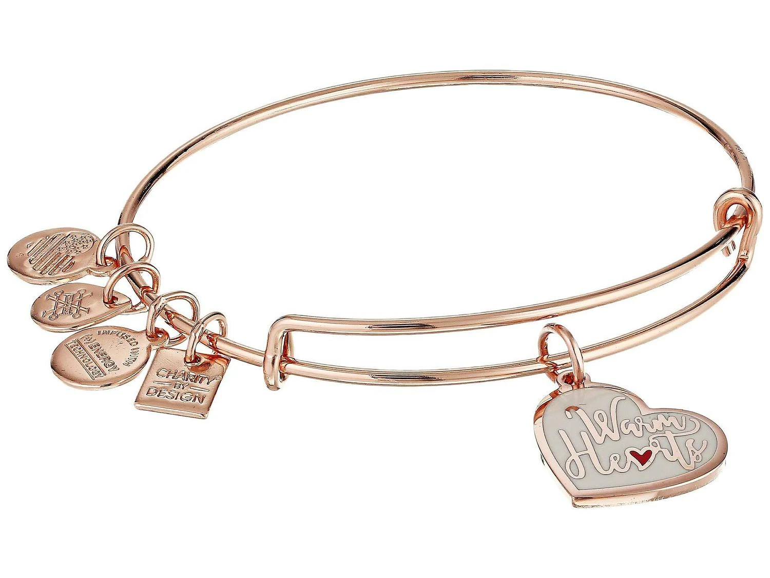 商品Alex and Ani|Warm Hearts Bangle,价格¥275,第1张图片