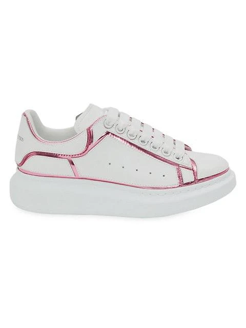 商品Alexander McQueen|Oversized Chrome Outline Sneakers,价格¥2013,第1张图片