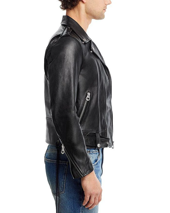 Slim Fit Moto Leather Jacket 商品