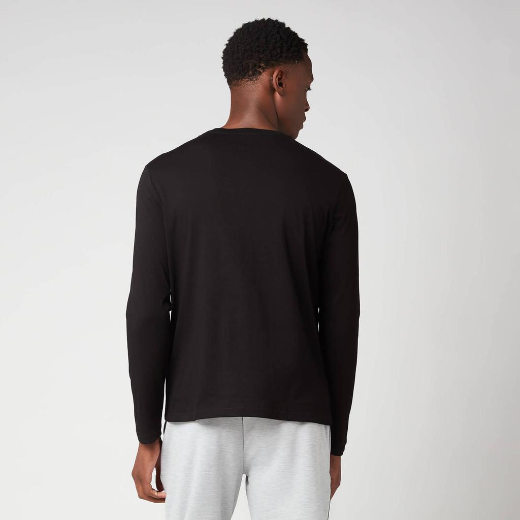 Armani Exchange Men's AX Logo Long Sleeve T-Shirt - Black商品第2张图片规格展示