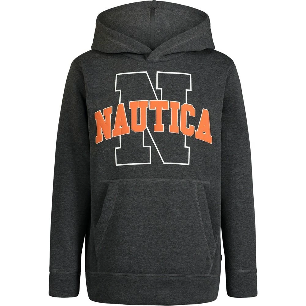 商品Nautica|Big Boys Old School Solid Pull Over Hoodie,价格¥318,第1张图片