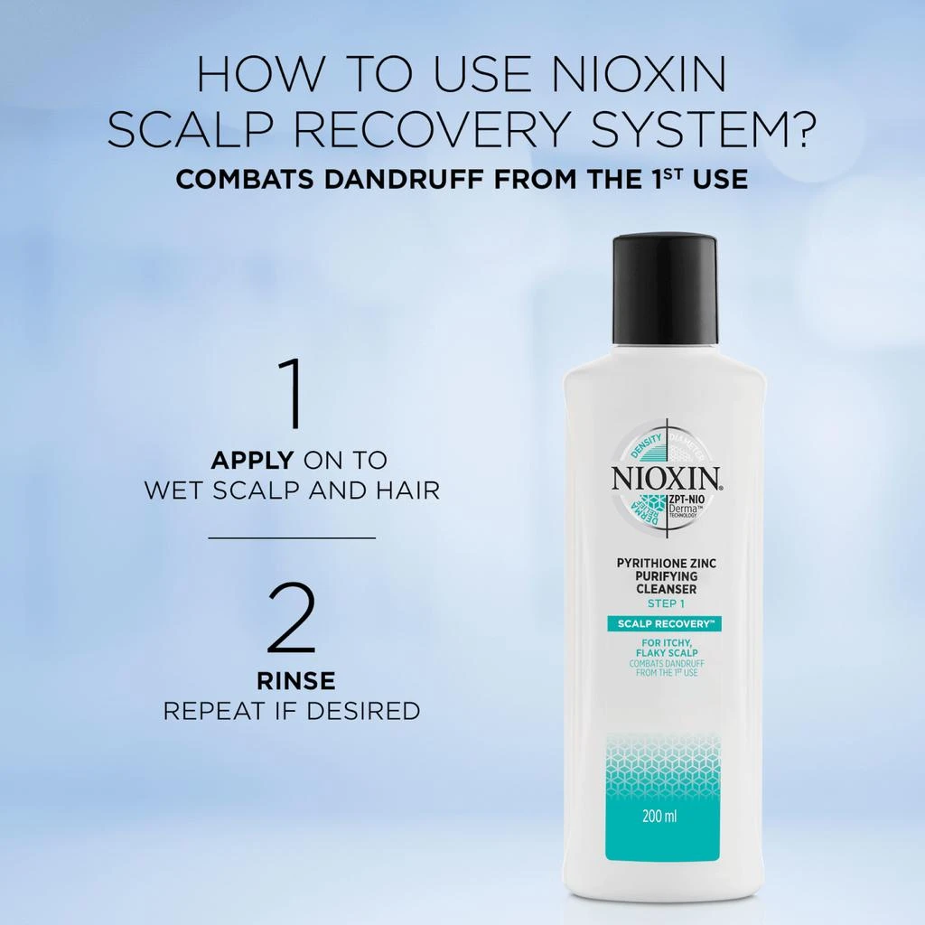 商品NIOXIN|Nioxin Scalp Recovery Anti-Dandruff Medicating Cleanser Shampoo 33.8 fl. Oz,价格¥464,第4张图片详细描述