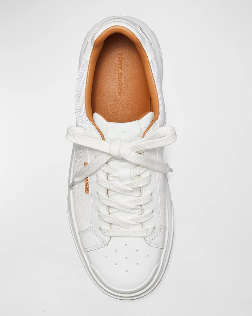 商品Tory Burch|Ladybug Monogram Mix Leather Fashion Sneakers,价格¥2204,第3张图片详细描述