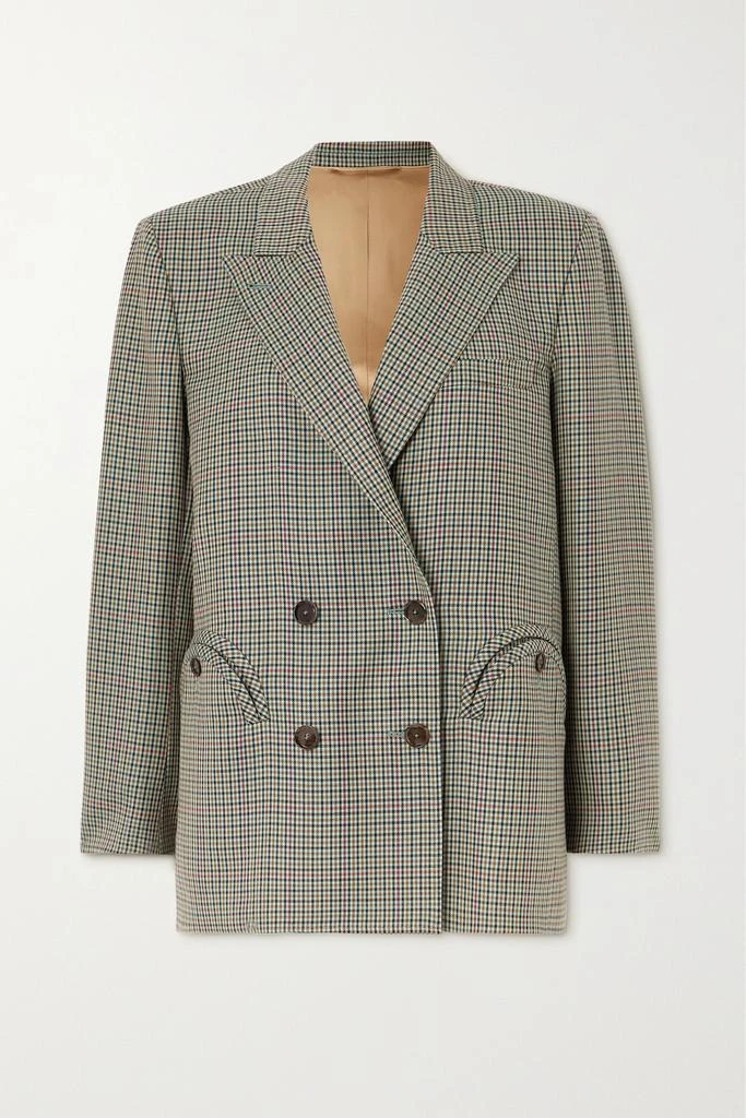 商品BLAZÉ MILANO|Chessie 双排扣格纹羊毛西装外套,价格¥9240,第1张图片