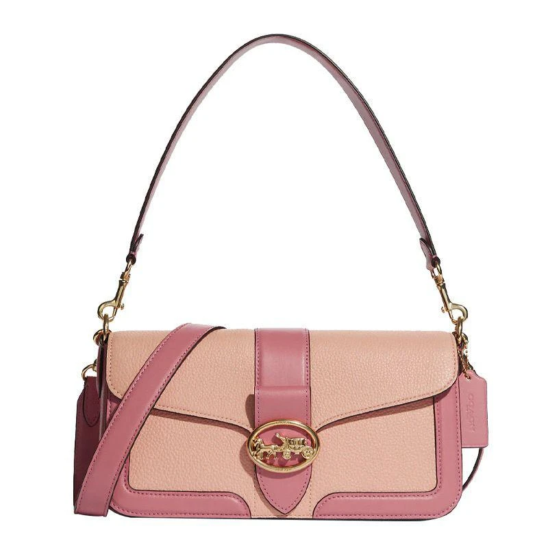 商品Coach|美国直邮COACH 蔻驰 GEORGIE系列 女士单肩包腋下包斜挎包酒神包 C8607,价格¥2339,第1张图片