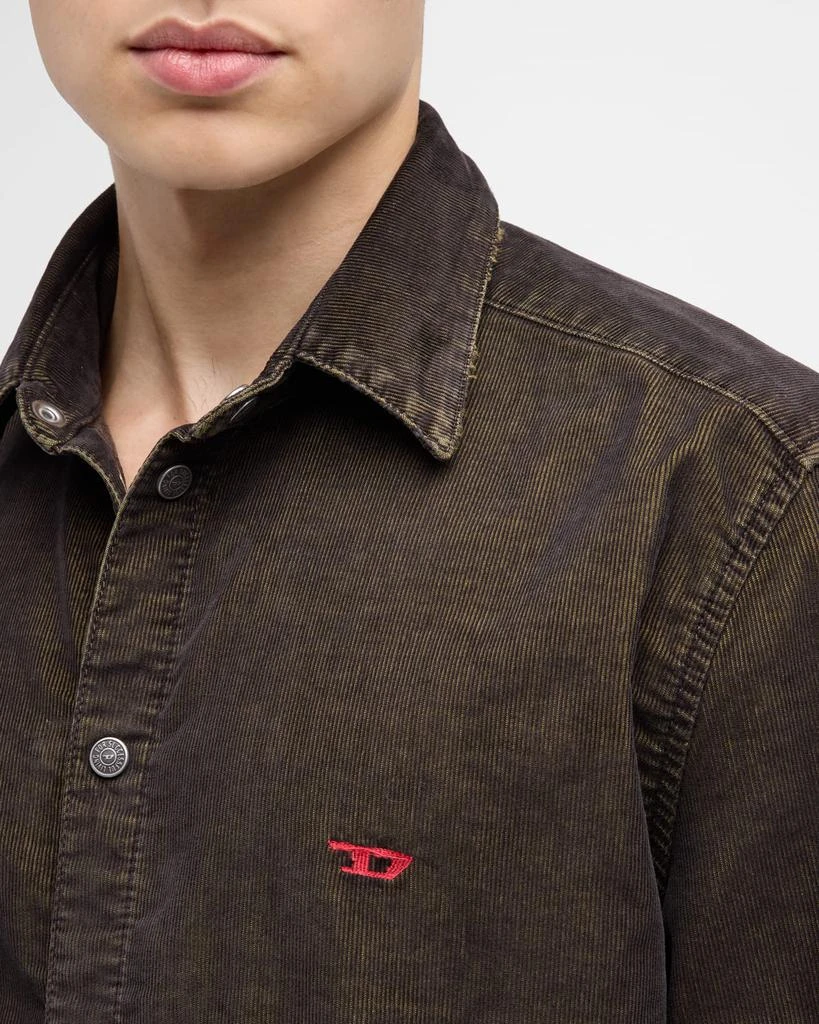 商品Diesel|Men's D-Simply-Over Denim Shirt,价格¥1118,第5张图片详细描述