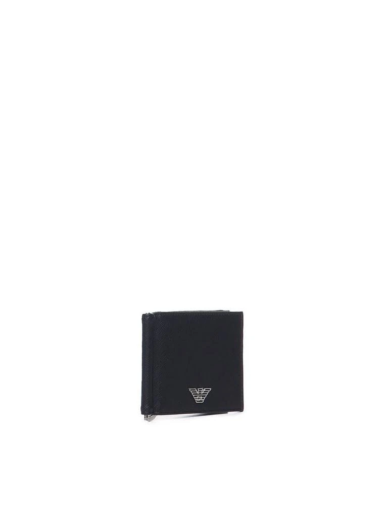 商品Emporio Armani|Emporio Armani Small Leather Goods in Black,价格¥998,第2张图片详细描述