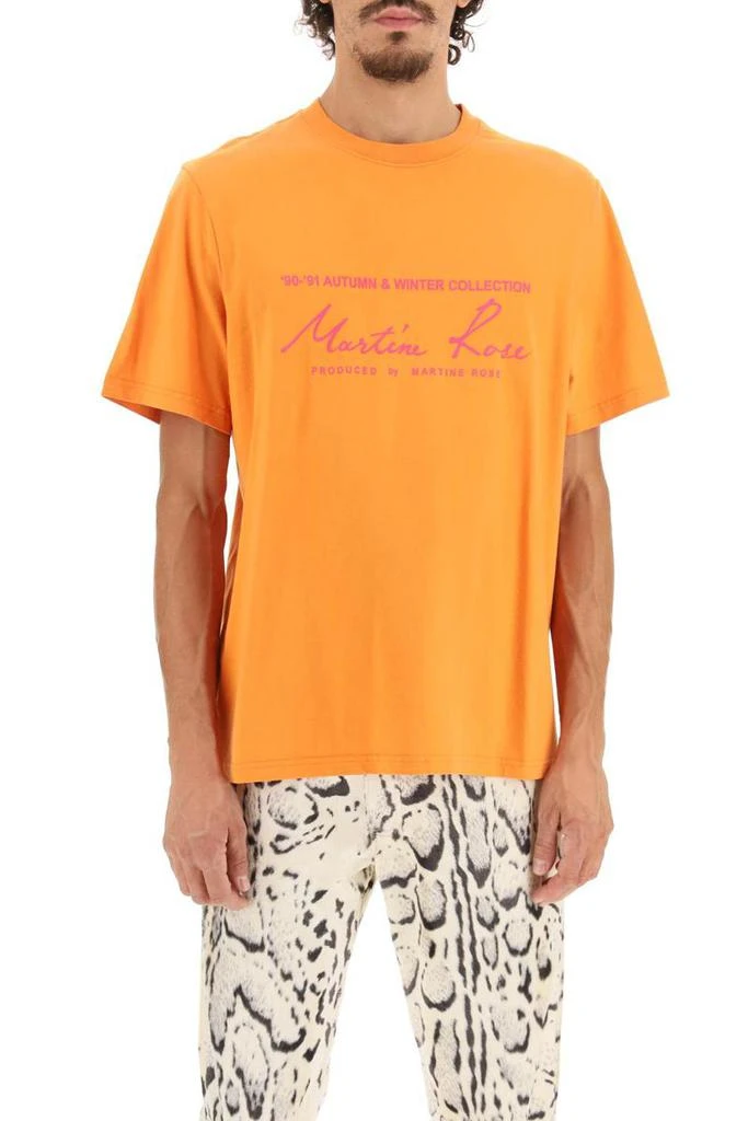 商品Martine Rose|Martine rose logo lettering t-shirt,价格¥755,第2张图片详细描述