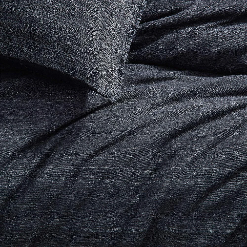 Home Elements Raw Silk Blend Duvet Cover, King 商品