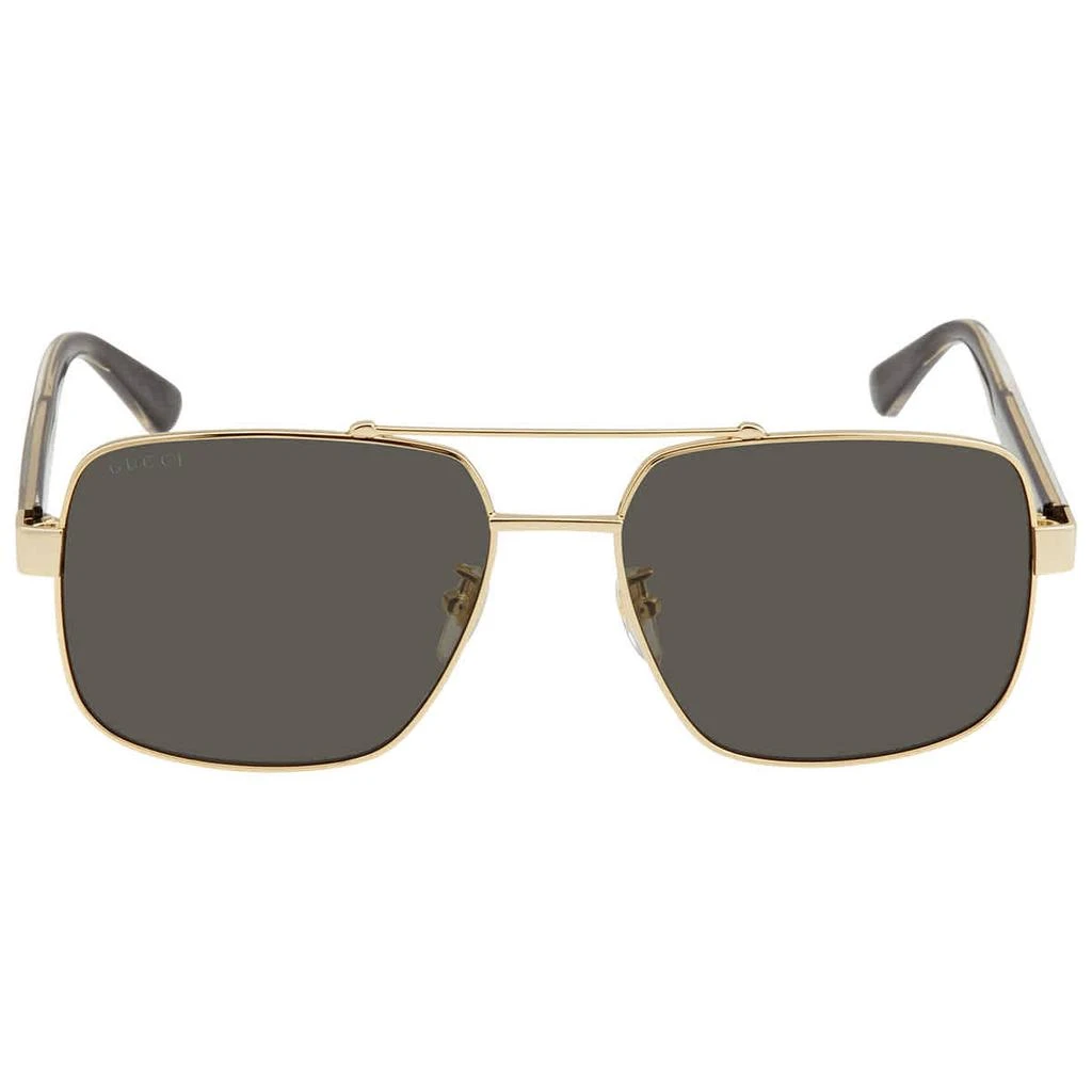 商品Gucci|Grey Navigator Men's Sunglasses GG0529S 001 60,价格¥1648,第2张图片详细描述
