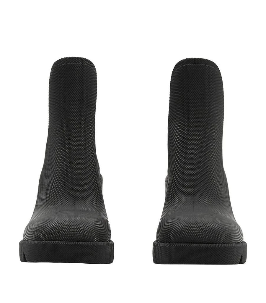 商品Burberry|Marsh Heeled Rain Boots 65,价格¥6683,第4张图片详细描述