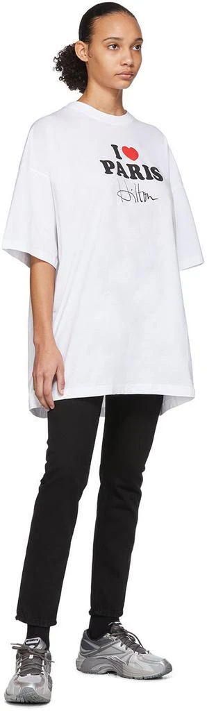 商品Vetements|White 'I Love Paris' T恤,价格¥1929,第5张图片详细描述