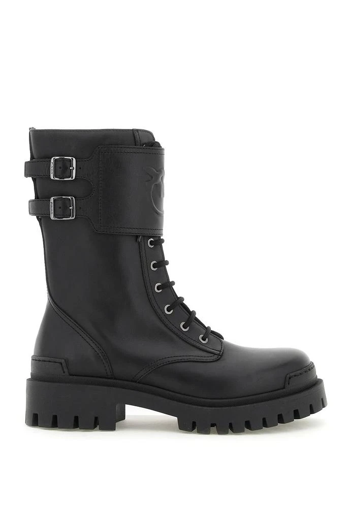 商品PINKO|LEATHER COMBAT BOOTS,价格¥1807,第1张图片