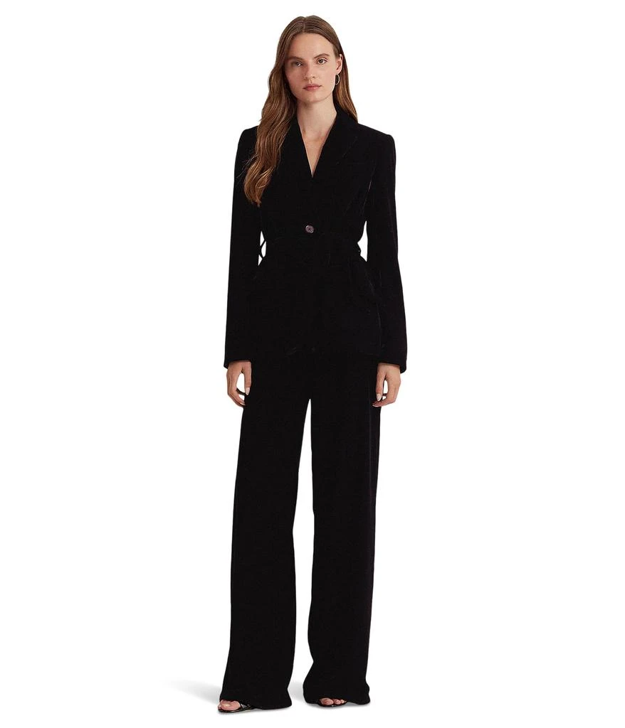 商品Ralph Lauren|Belted Velvet Blazer,价格¥1770,第4张图片详细描述