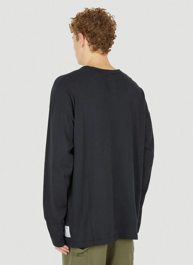 商品CHAMPION|Premium Plus Long Sleeve T-Shirt in Black,价格¥262,第4张图片详细描述