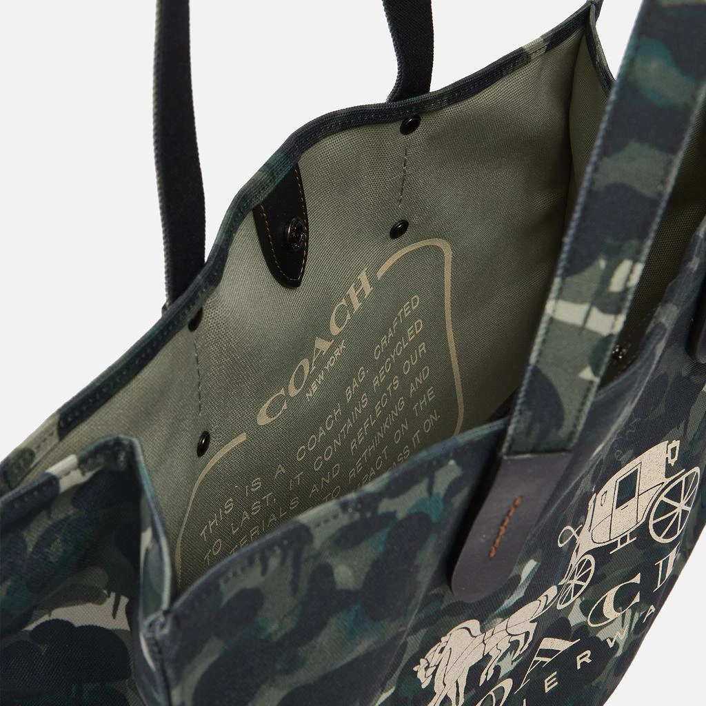 商品Coach|Coach Leather-Trimmed Camouflage-Print Canvas Tote Bag,价格¥1103,第4张图片详细描述