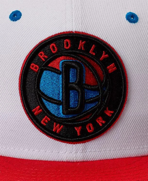 商品New Era|New Era Brooklyn Nets NBA Split Color 9FIFTY Snapback Hat 棒球帽,价格¥112,第2张图片详细描述