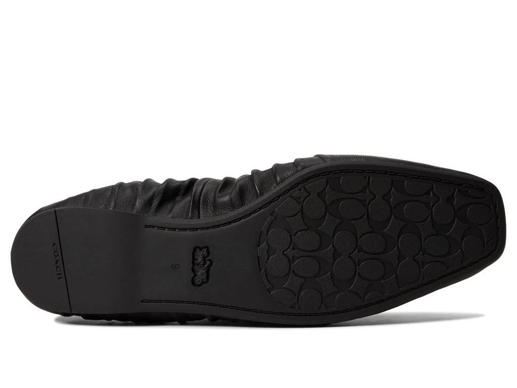 商品Coach|Eleanor Leather Ballet Flats,价格¥563,第3张图片详细描述