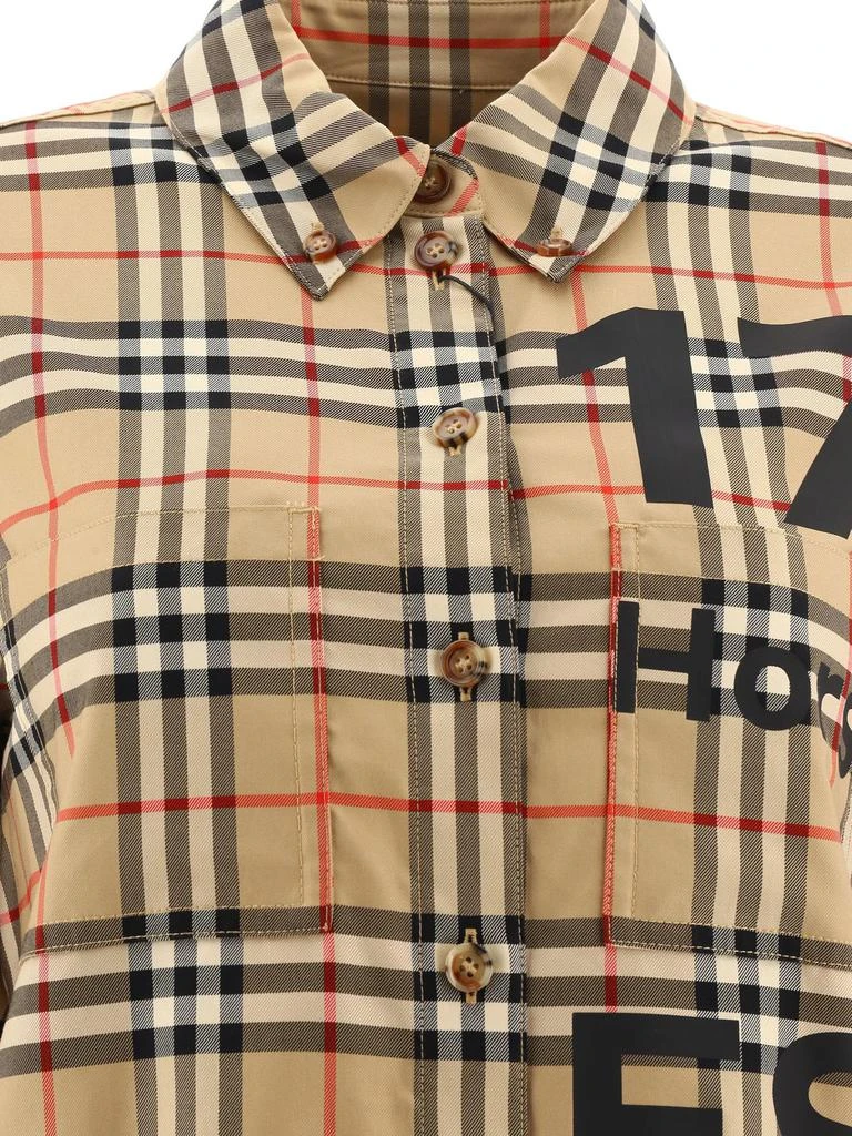 商品Burberry|Burberry Horseferry Checked Long-Sleeved Shirt,价格¥3775,第3张图片详细描述