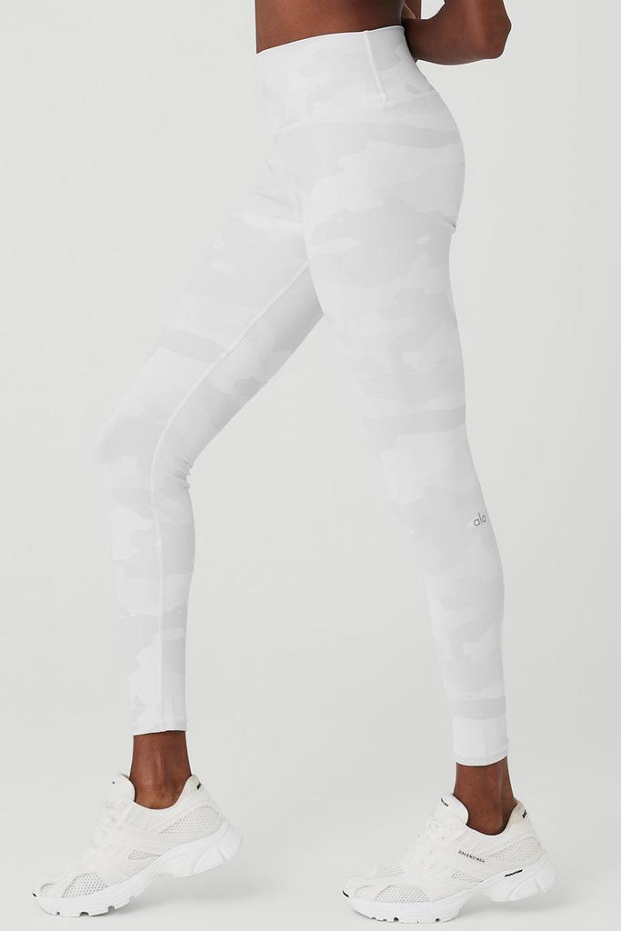 High-Waist Camo Vapor Legging - White Camouflage商品第3张图片规格展示