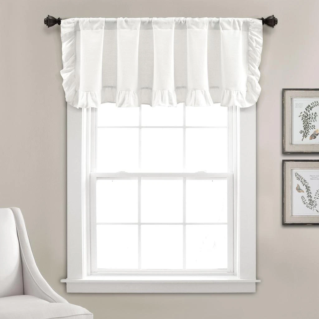 商品Lush Decor|Faux Linen Ruffle Valance,价格¥268,第1张图片
