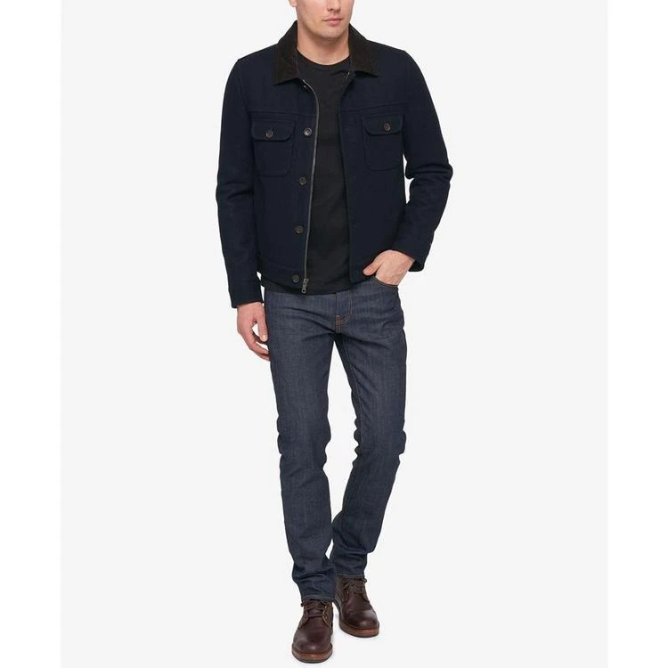商品Tommy Hilfiger|Men's Navy Trucker Jacket,价格¥1018,第4张图片详细描述