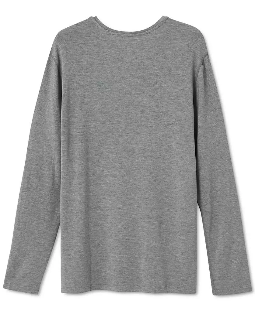 商品SAXX|Men's Snooze Relaxed-Fit Heathered Long-Sleeve Sleep T-Shirt,价格¥360,第1张图片