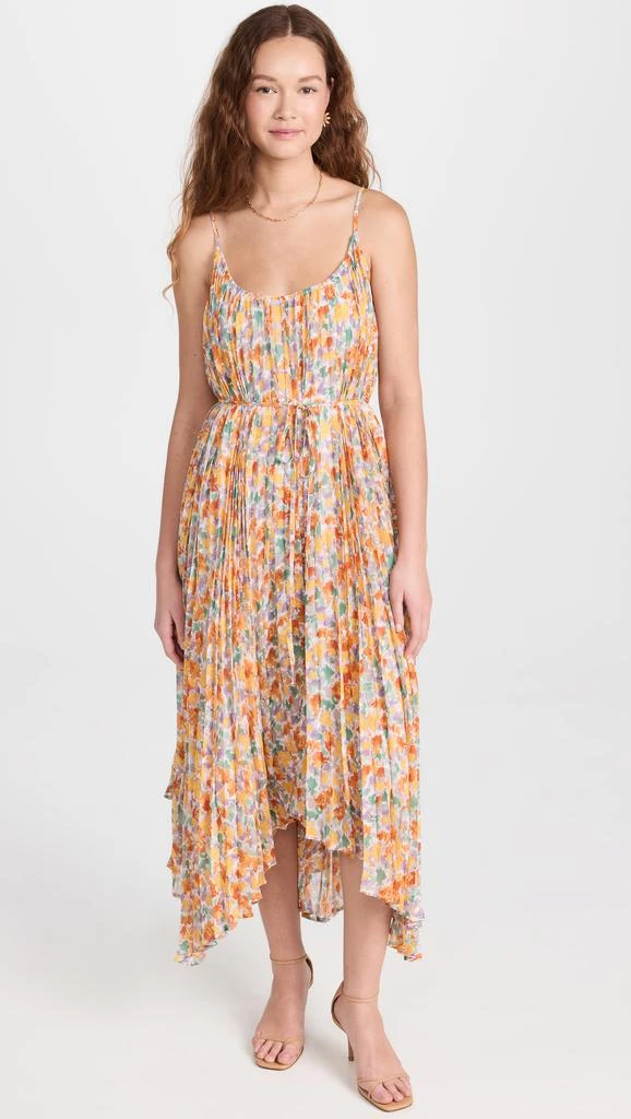 商品Endless Rose|褶皱瀑布式长连衣裙,价格¥268,第1张图片