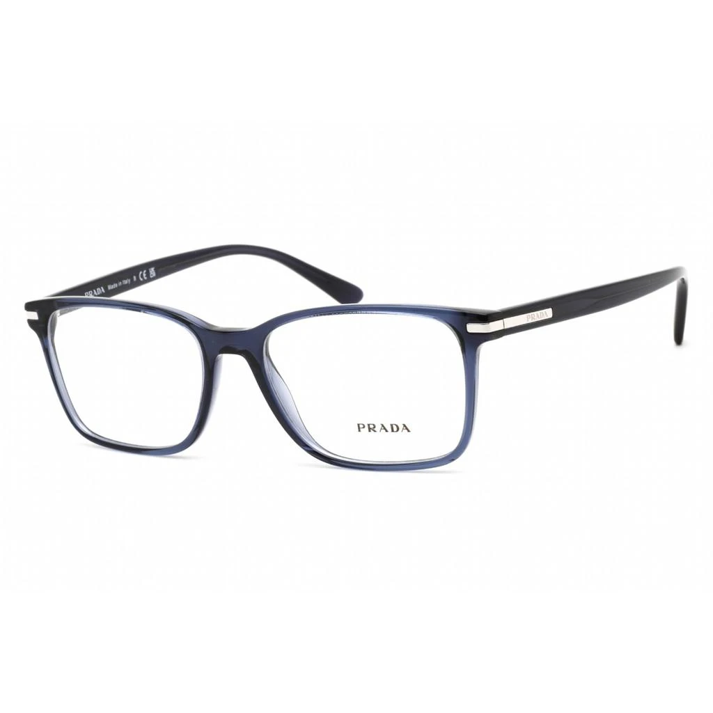 商品Prada|Prada Women's Eyeglasses - Blue Crystal Plastic Rectangular Frame | 0PR 14WV 08Q1O1,价格¥783,第1张图片