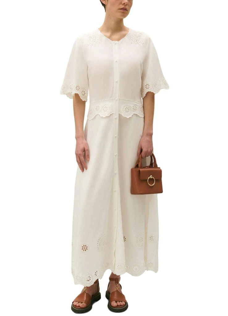 商品Claudie Pierlot|英式刺绣长款连衣裙,价格¥2741,第2张图片详细描述