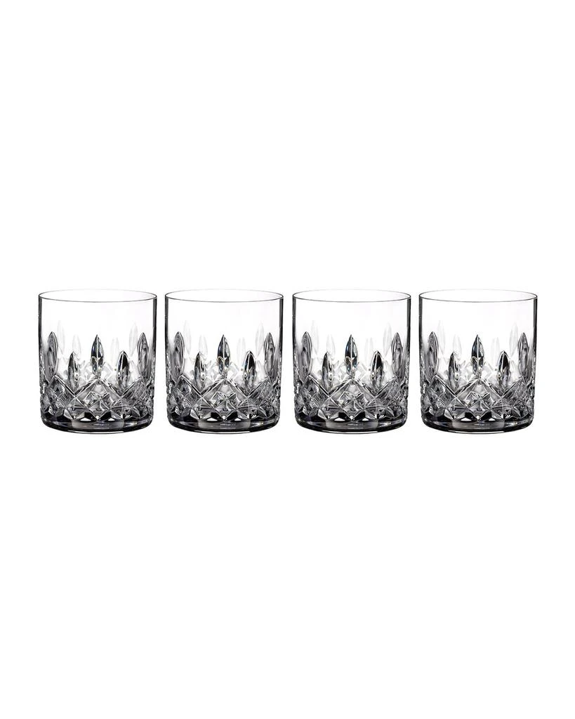 商品Waterford Crystal|Lismore Straight-Sided Double Old-Fashioned Glasses, Set of 4,价格¥2631,第1张图片