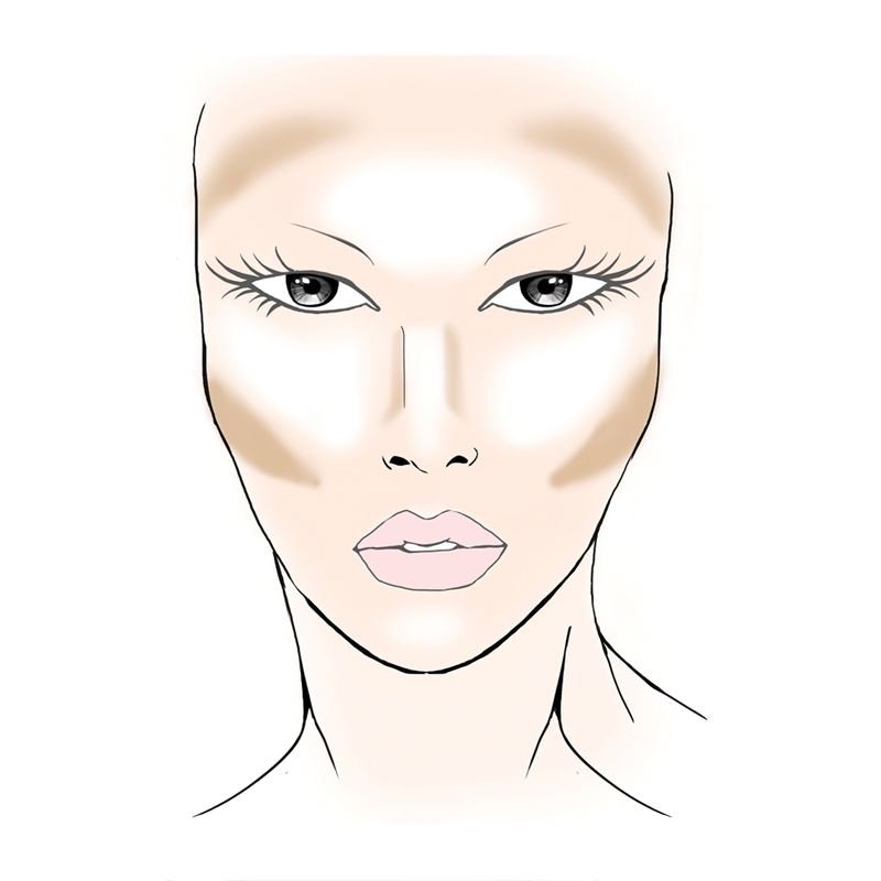 NYX Professional Makeup 专业高光修容粉八色底妆盘 16.2g商品第3张图片规格展示