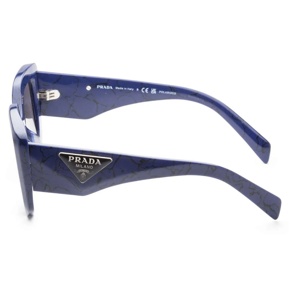 商�品Prada|Prada 蓝色 Irregular 太阳镜,价格¥1257,第2张图片详细描述