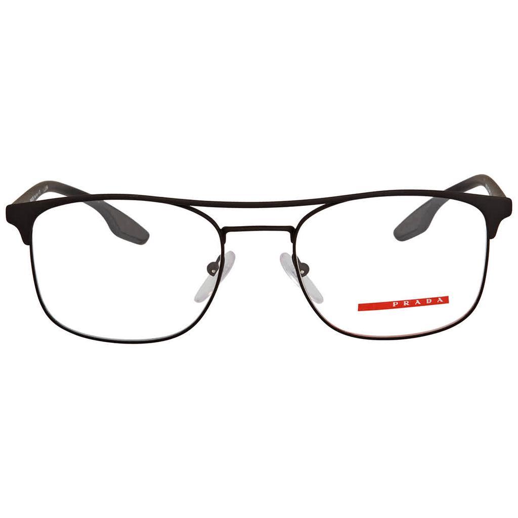 商品Prada|Demo Rectangular Men's Eyeglasses PS 50NV 4891O1 52,价格¥637,第4张图片详细描述