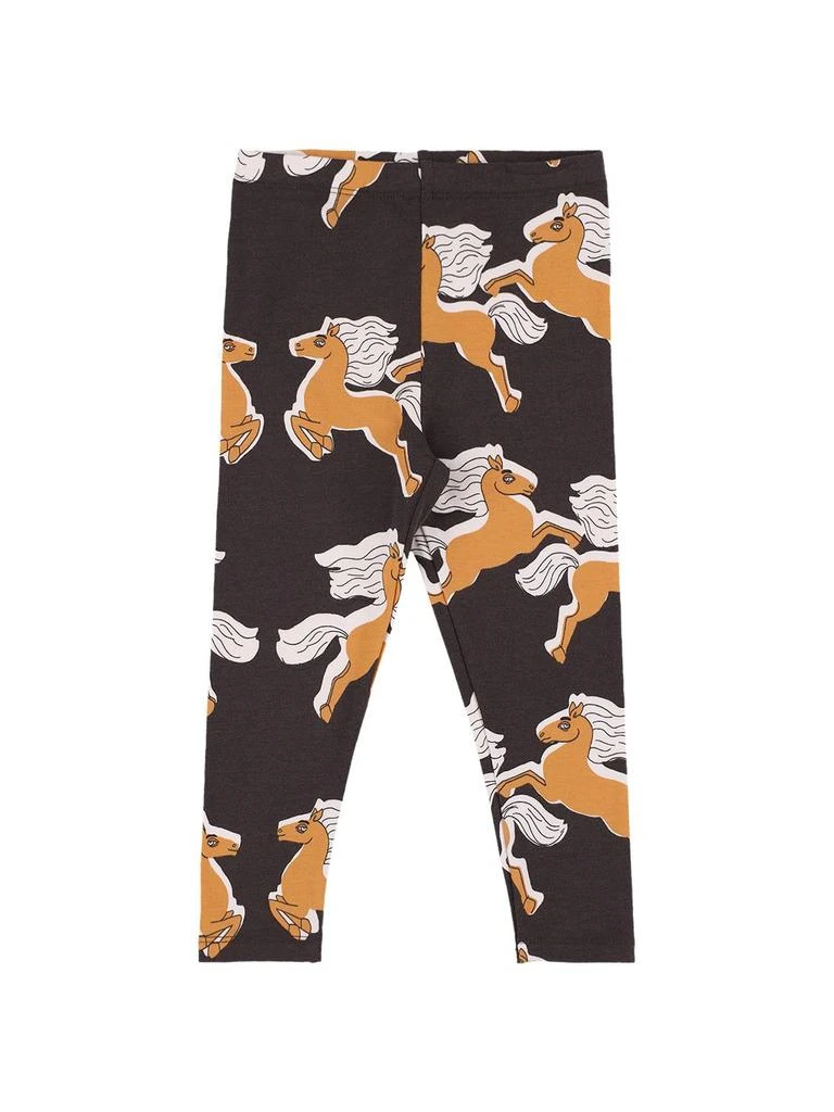 商品Mini Rodini|Horse Print Organic Cotton Leggings,价格¥237,第1张图片