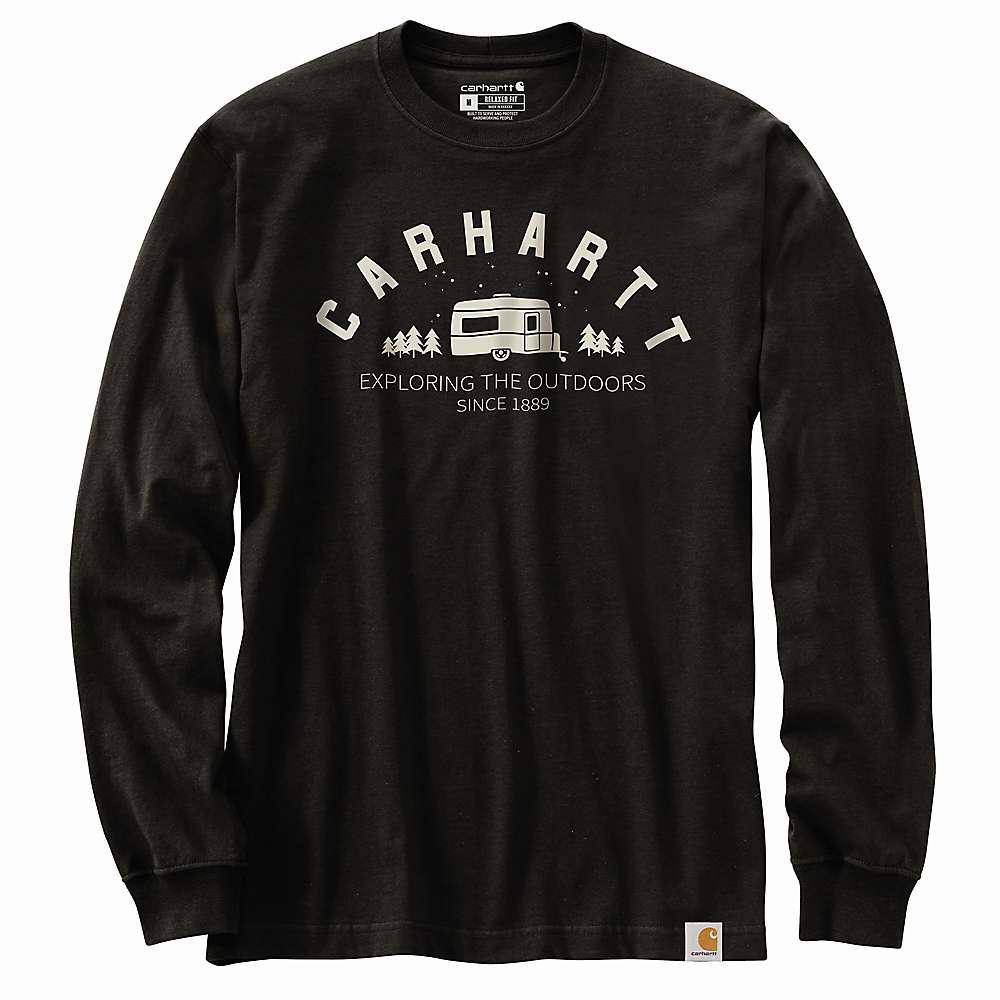 Carhartt Men's Relaxed Fit Heavyweight LS Camper Graphic T-Shirt商品第3张图片规格展示