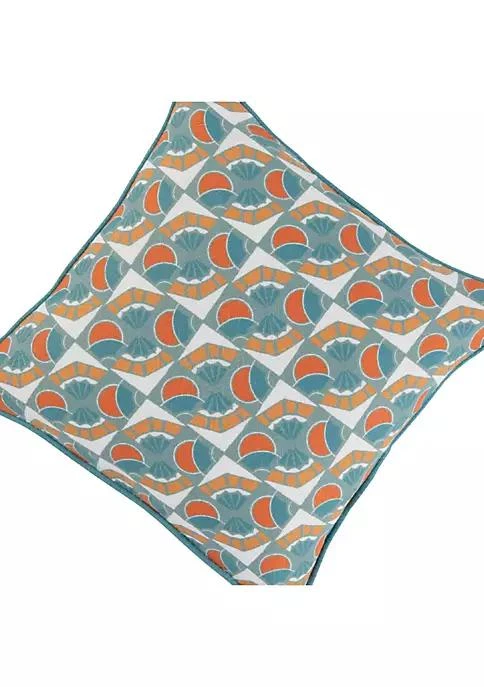 商品Duna Range|Range Outdoor Throw Pillow With Weatherproof Fabric Blue,价格¥294,第2张图片详细描述