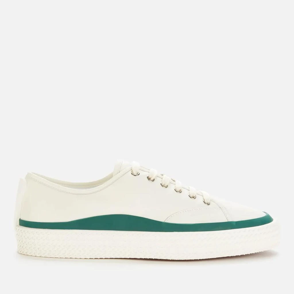 商品Salvatore Ferragamo|Salvatore Ferragamo Men's Storm Leather Low Top Trainers,价格¥1352,第1张图片