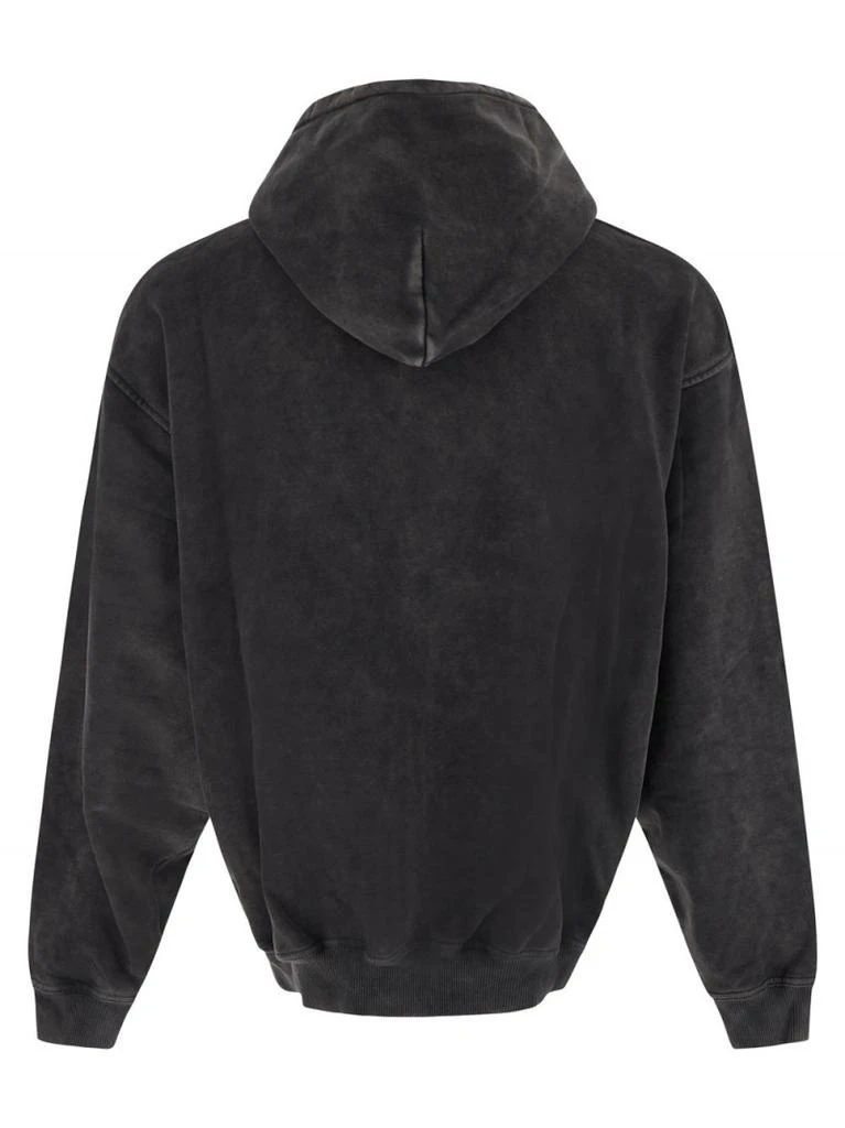 商品Represent|Black hoodie zip closure jacket,价格¥1210,第3张图片详细描述