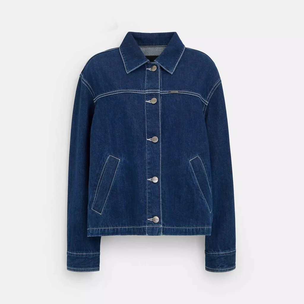 商品Coach|Denim Utility Jacket,价格¥1160,第1张图片