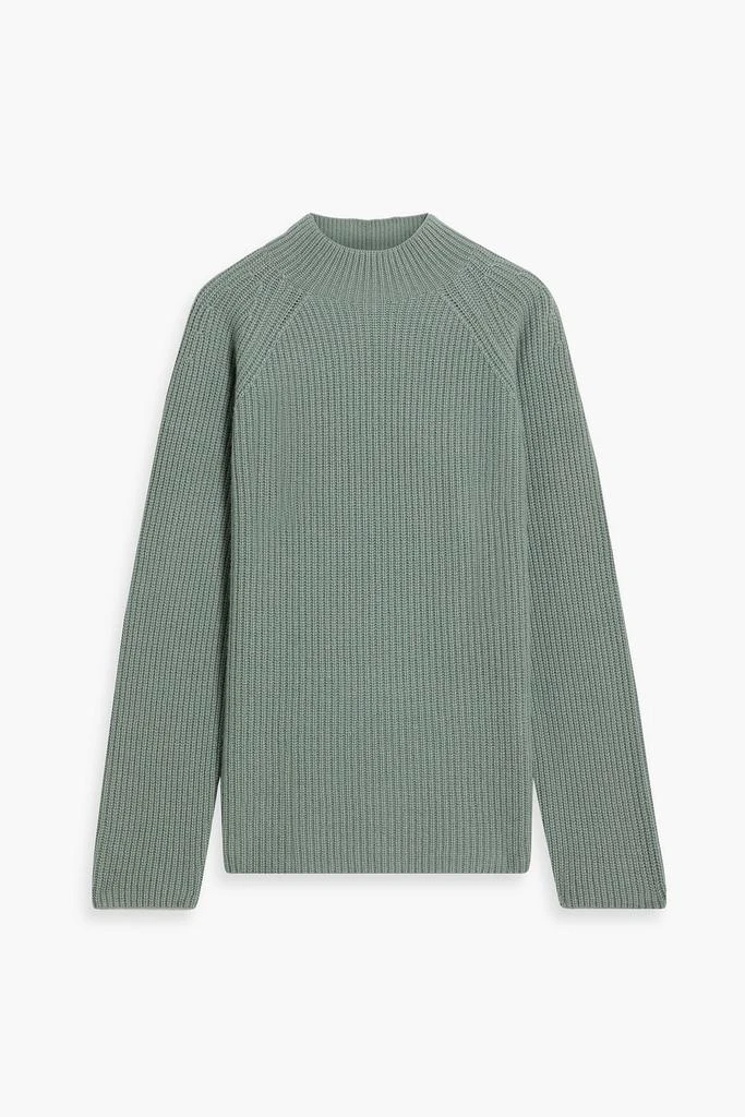 商品Vince|Ribbed wool and cashmere-blend sweater,价格¥2243,第1张图片