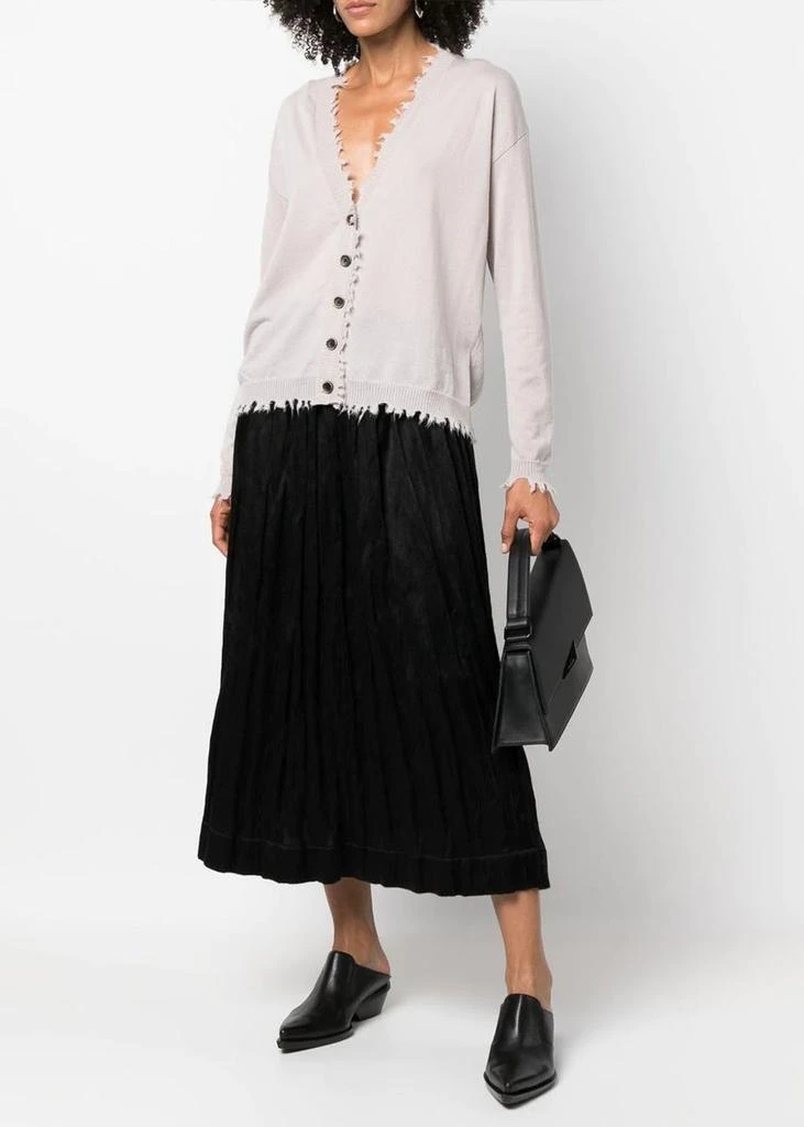 商品Uma Wang|Uma Wang Off White Cashmere Cardigan,价格¥4991,第4张图片详细描述