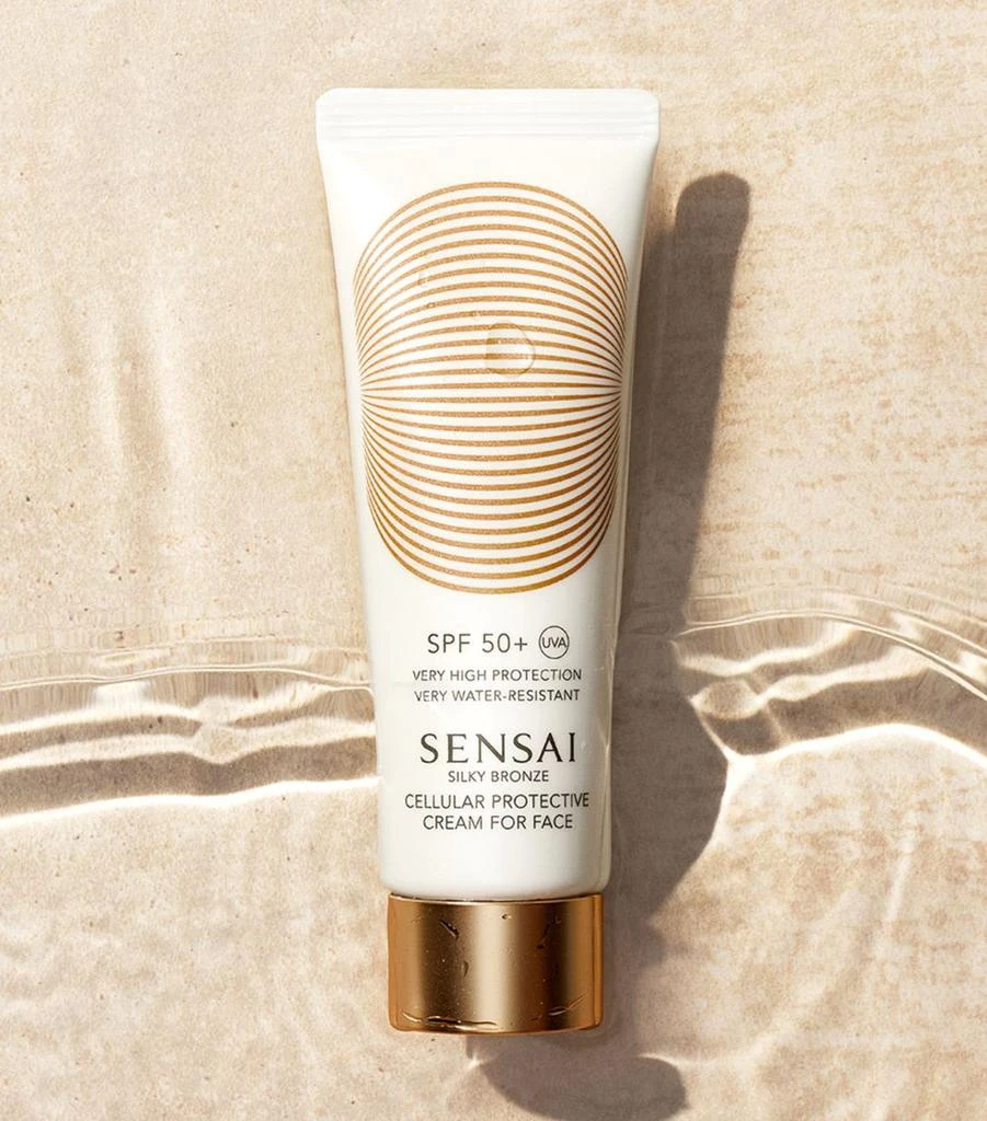 商品Sensai|Silky Bronze Cellular Protective Cream For Face SPF 50+ (50ml),价格¥928,第3张图片详细描述