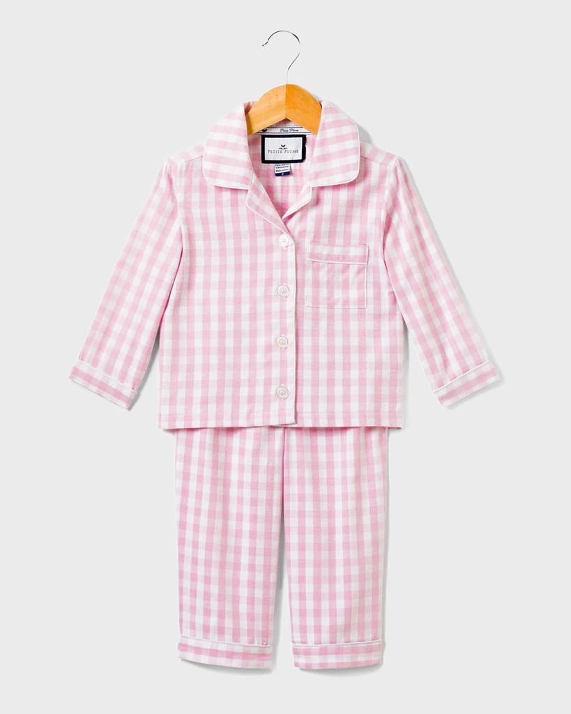 商品Petite Plume|Kid's Gingham 2-Piece Pajama Set, Size 6M-14,价格¥448,第1张图片